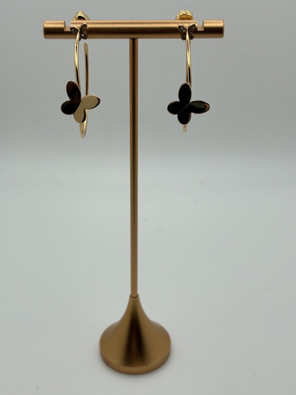 Kate Spade In A Flutter hoop earrings